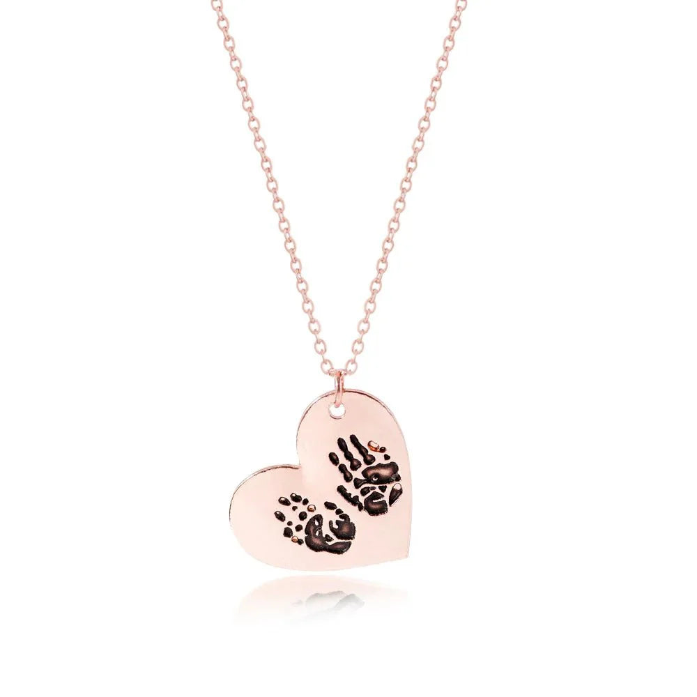 Custom Fingerprint Necklace with Engraved Name - Image 5