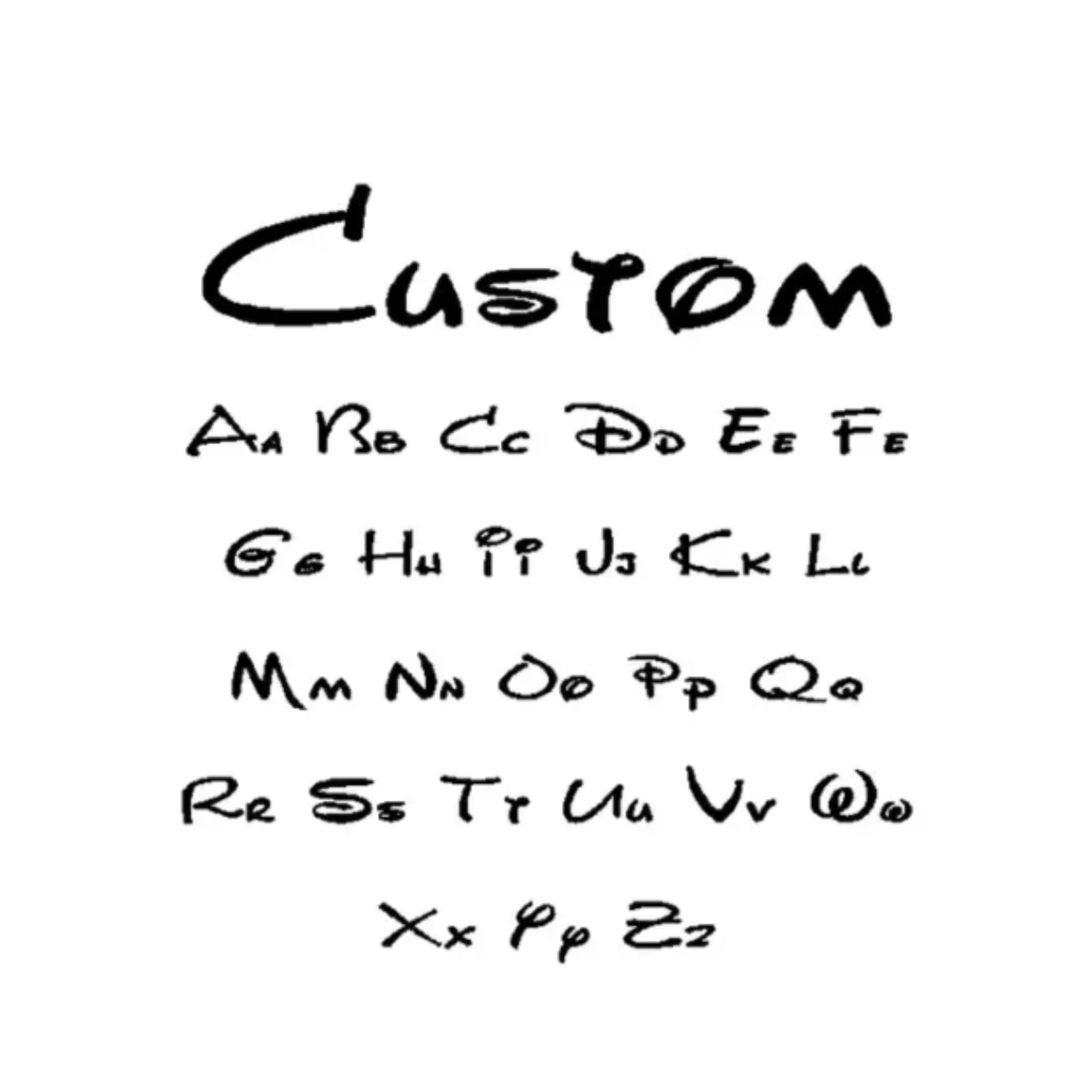 Custom Name in Unique Letters Box Chain Necklace - Image 14