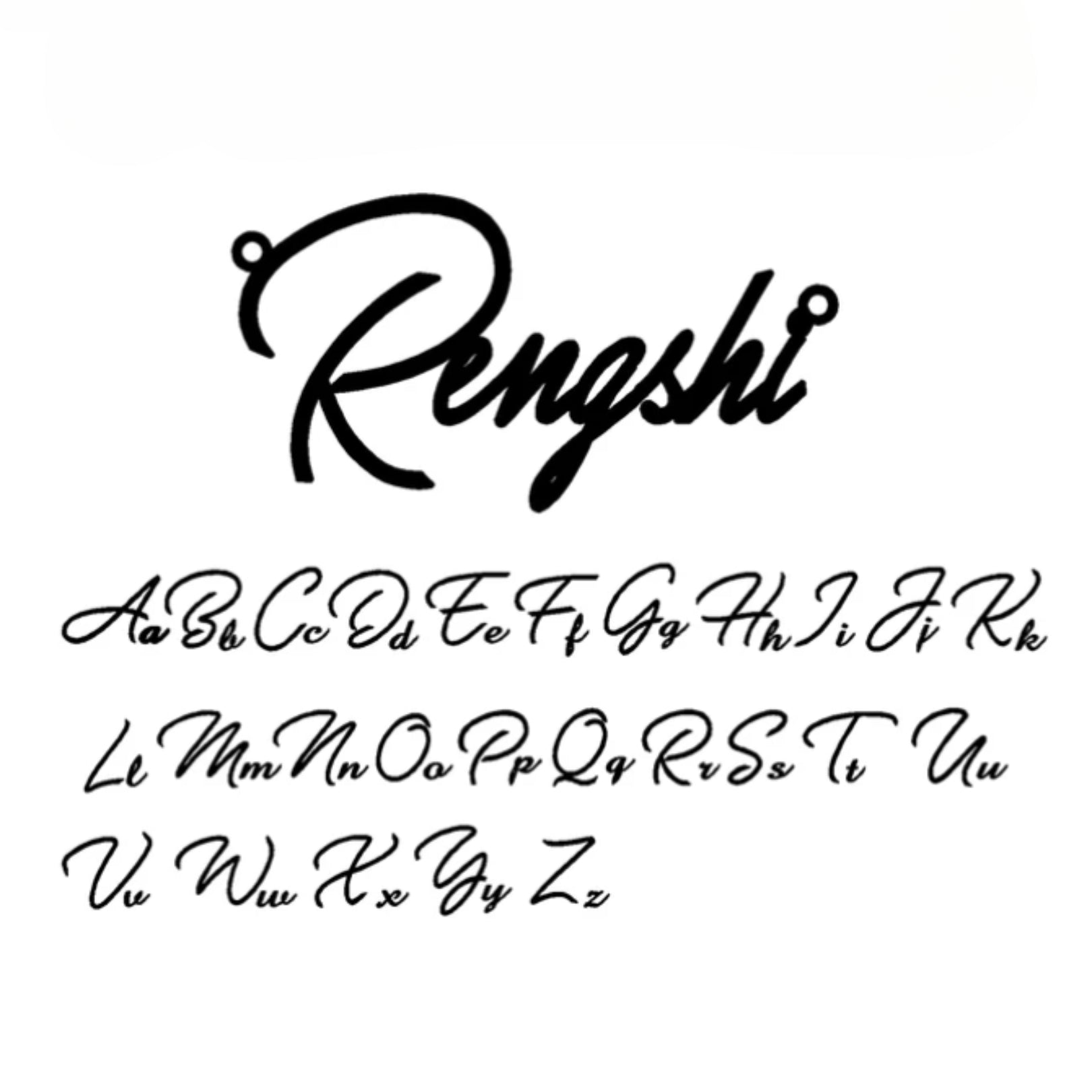 Custom Name in Unique Letters Box Chain Necklace - Image 18