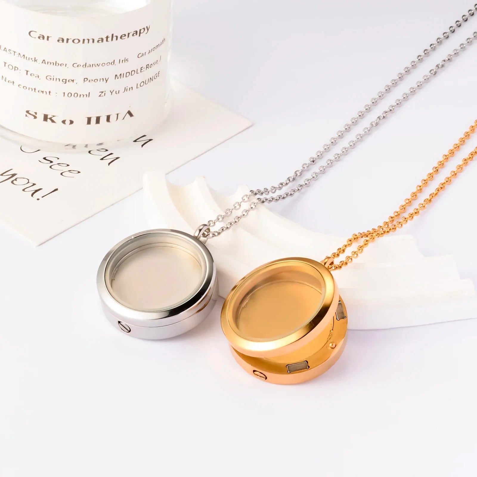 Custom Photo Engraved Memorial Ash Pendant - Image 4